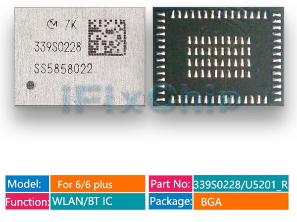 MODULO WIFI/BUETOOTH IPHONE 6/6P 339S0228 (high)